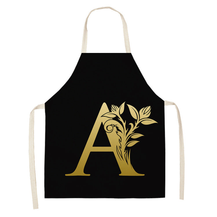 Letter Series Apron