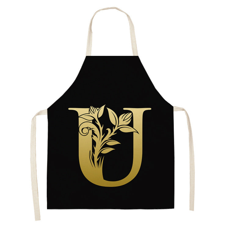 Letter Series Apron