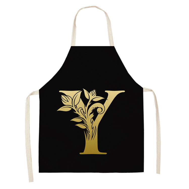 Letter Series Apron
