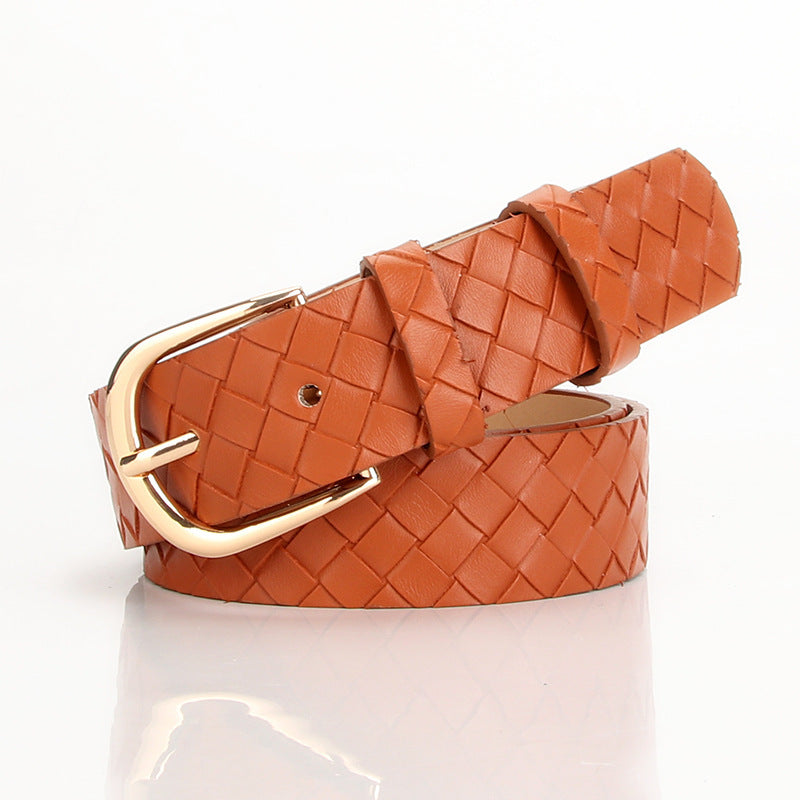Leather Buckle Belt