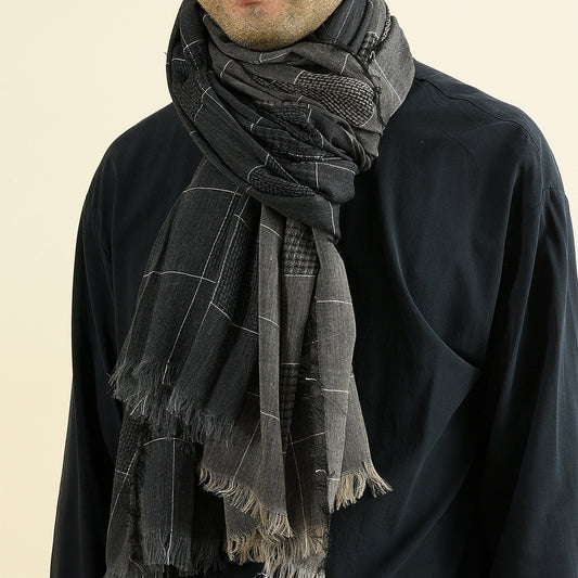 Unisex Patchwork Scarf