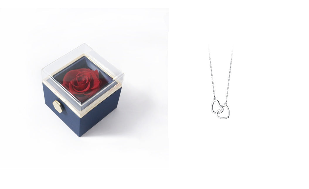 Rotating Rose Jewelry Box