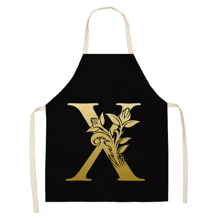 Letter Series Apron