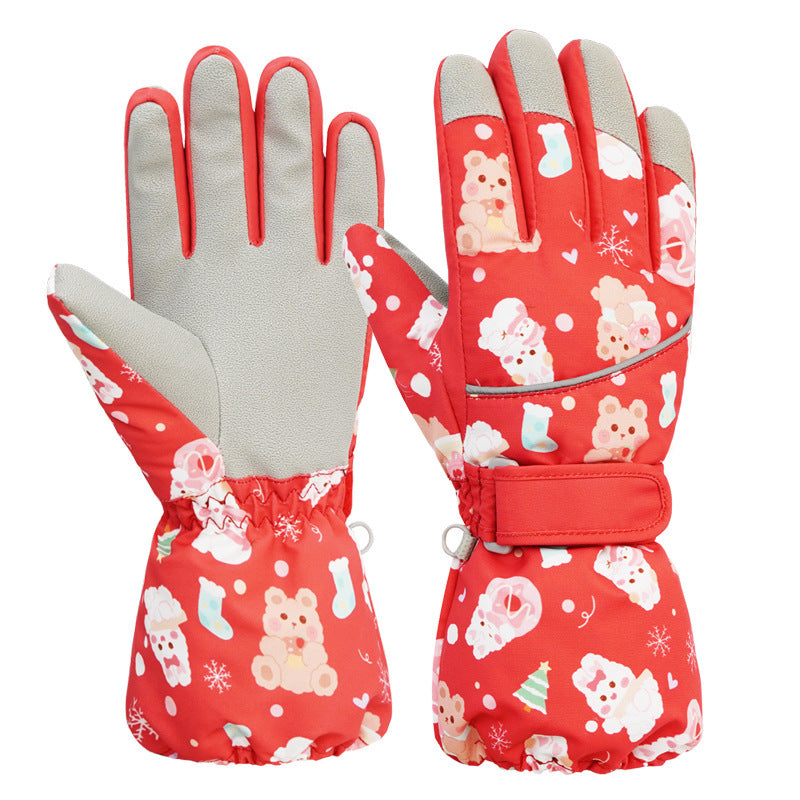 Warm Cotton Ski Gloves