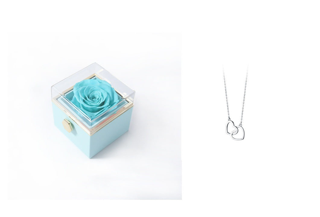 Rotating Rose Jewelry Box