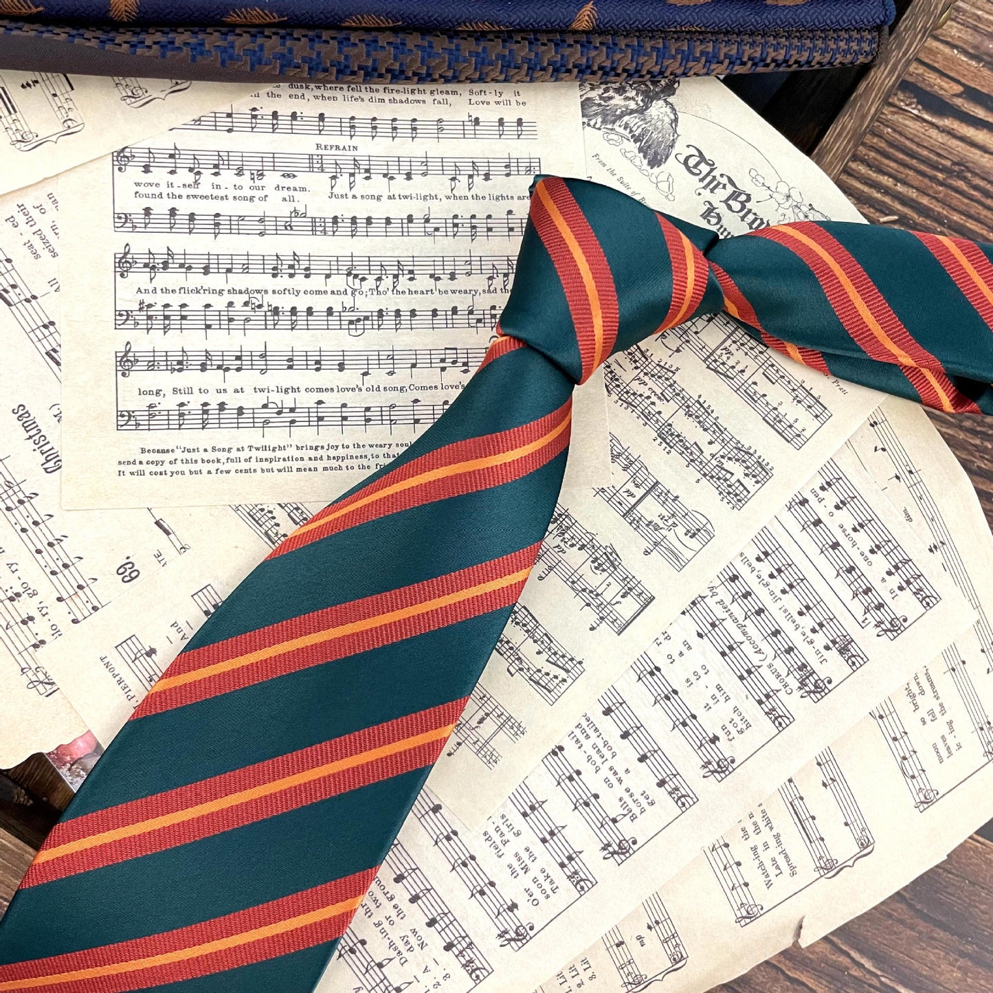 Retro Striped Tie