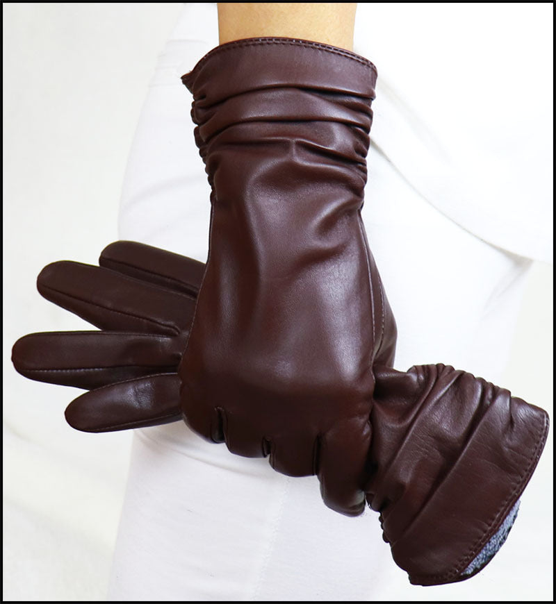 Leather Sheepskin Gloves
