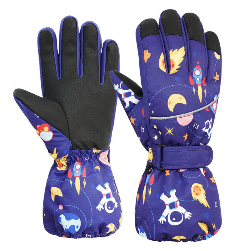 Warm Cotton Ski Gloves