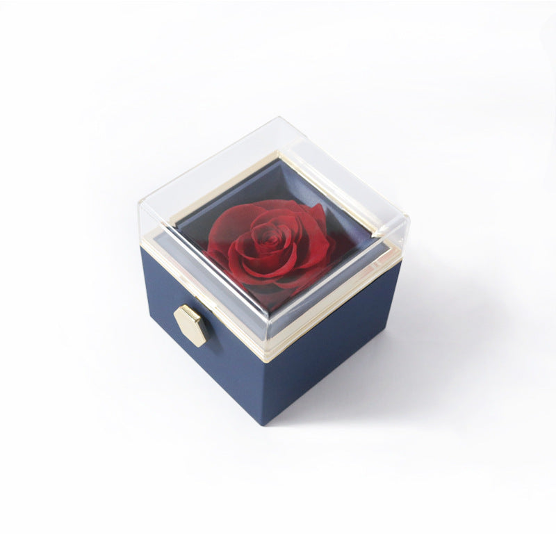 Rotating Rose Jewelry Box